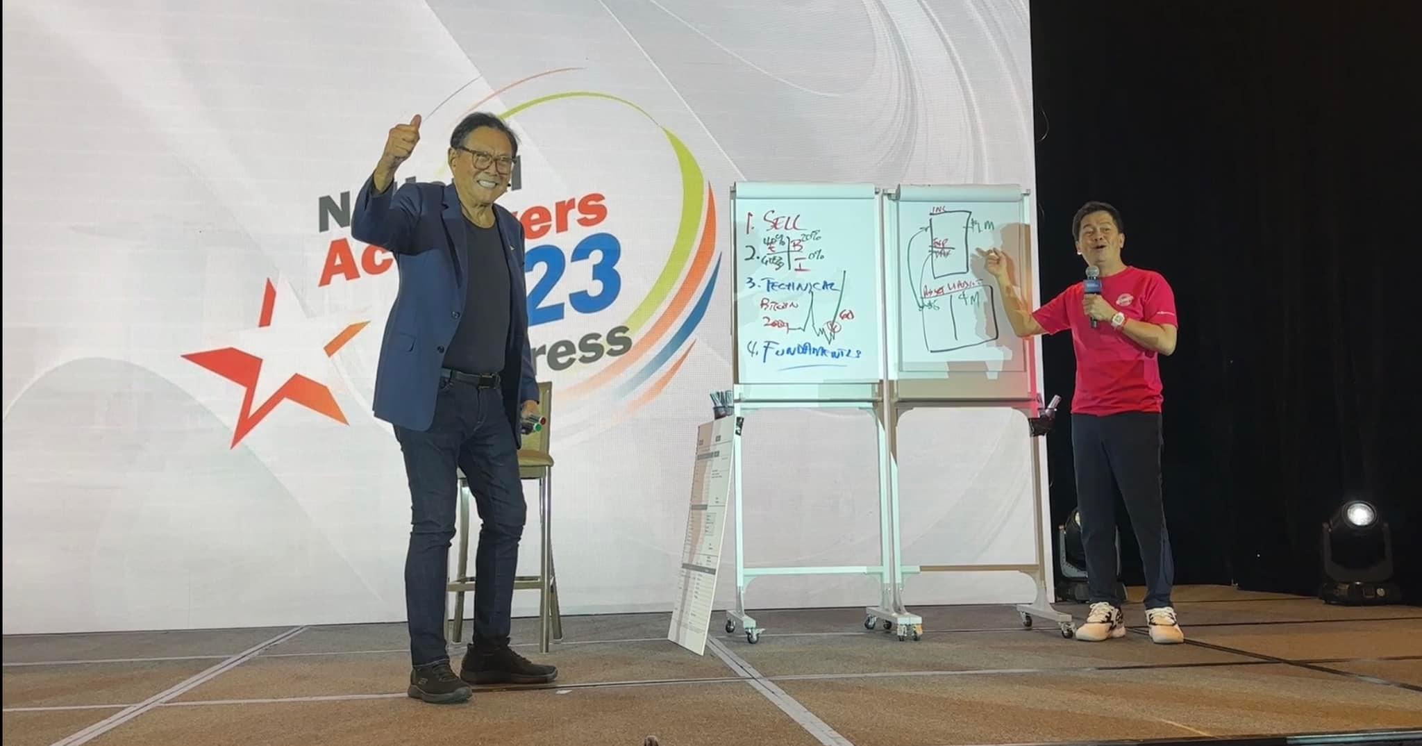 Marko sharing the stage at National Achievers Congress 2023